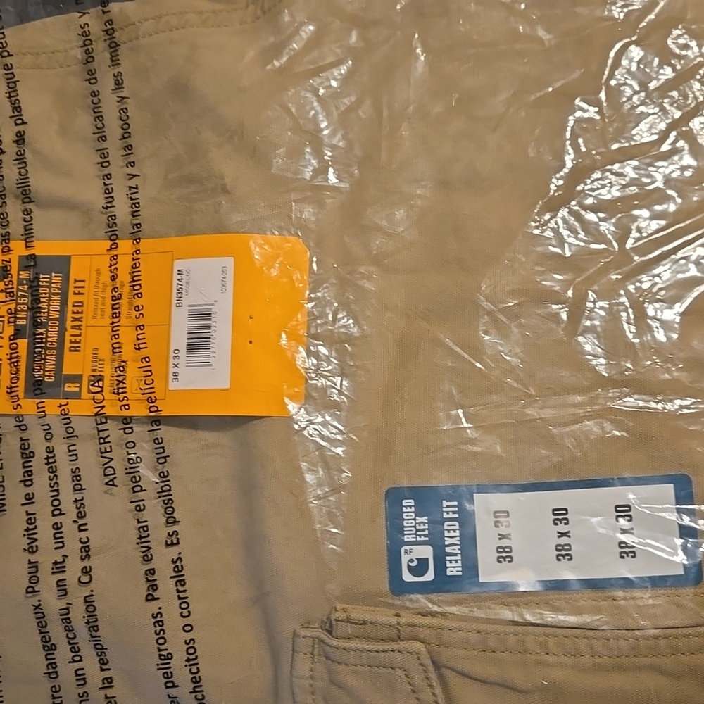 Carhartt Rugged Flex Relaxed Fit Cargo Pants - Beige